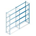 Gebruikte Stow palletstelling 5250x2700x1100mm (hxbxd) 4 niveaus aanbouwsectie