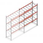 Deels gebruikte AR T2 palletstelling 4000x2700x900 mm (hxbxd) 3 niveaus aanbouwsectie