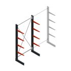 Medium draagarmstelling BR enkelzijdig 3000x1500x600mm (hxbxd) 4 niveaus beginsectie 425/arm