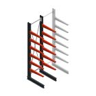 Medium draagarmstelling BR enkelzijdig 3000x750x800mm (hxbxd) 6 niveaus beginsectie 340/arm