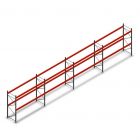 Voordeelrij deels gebruikte AR T2 palletstelling 3500x14932x1100 mm (hxbxd) 2 niveaus