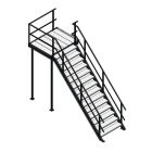 Bordestrap rechtsaf 2800x1200 mm (hxb)