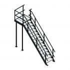 Bordestrap rechtsaf 2800x800 mm (hxb)