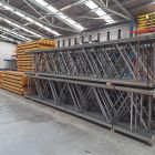 Gebruikte Polypal palletstelling 6250x3600x1100 mm (hxbxd) 3 niveaus aanbouwsectie