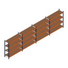 Voordeelrij grootvakstelling Kimer 1750x6250x600 mm (hxbxd) 4 niveaus
