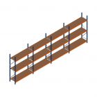 Voordeelrij grootvakstelling Kimer 2250x6250x600 mm (hxbxd) 3 niveaus met voorgemonteerde frames