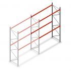Palletstelling AR T2 3500x2700x1100mm (hxbxd) 2 niveaus 2844kg/niv aanbouwsectie