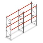 Combideal palletstelling AR T2 4000x5640x1100 mm (hxbxd) 2 niveaus 2844kg/niv met voorgemonteerde frames