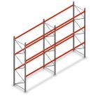 Combideal palletstelling AR T2 4000x5640x1100 mm (hxbxd) 3 niveaus 1820kg/niv met voorgemonteerde frames