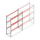 Palletstelling AR T2 4000x2700x1100mm (hxbxd) 3 niveaus 1820kg/niv beginsectie met voorgemonteerde frames