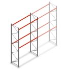 Palletstelling AR T2 5000x2700x1100mm (hxbxd) 2 niveaus 3636kg/niv beginsectie met voorgemonteerde frames