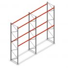 Combideal palletstelling AR T2 4500x5640x1100 mm (hxbxd) 2 niveaus 2844kg/niv met voorgemonteerde frames