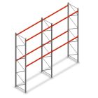 Combideal palletstelling AR T2 4500x5640x1100 mm (hxbxd) 2 niveaus 2844kg/niv met voorgemonteerde frames