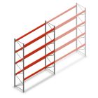 Palletstelling AR T2 5000x3600x1100mm (hxbxd) 4 niveaus 3004kg/niv beginsectie met voorgemonteerde frames
