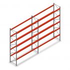 Combideal palletstelling AR T2 5000x7440x1100 mm (hxbxd) 5 niveaus 2252kg/niv met voorgemonteerde frames