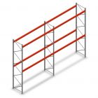 Combideal palletstelling AR T2 4500x7440x1100 mm (hxbxd) 2 niveaus 3004kg/niv met voorgemonteerde frames