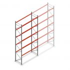 Palletstelling AR T2 6000x2700x1100mm (hxbxd) 5 niveaus 2844kg/niv L2 beginsectie