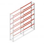 Palletstelling AR T2 8000x3600x1100mm (hxbxd) 5 niveaus 2252kg/niv aanbouwsectie