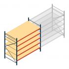 Gebruikte grootvakstelling Kimer 2500x2700x1200 mm (hxbxd) 5 niveaus beginsectie