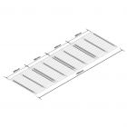 Draadroosterlegborden niveau voor 3600mm palletstelling