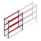 Gebruikte Esmena palletstelling 4000x3550x1000 mm (hxbxd) 3 niveaus beginsectie