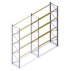 Gebruikte Esmena palletstelling 5800x2700x1100mm (hxbxd) 4 niveaus aanbouwsectie