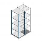 Legbordstelling Medium Duty 2000x550x700mm (hxbxd) 5 niveaus blauw beginsectie