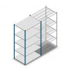 Legbordstelling Medium Duty 2200x1150x800mm (hxbxd) 5 niveaus blauw beginsectie