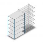 Legbordstelling Medium Duty 2000x1300x800mm (hxbxd) 6 niveaus blauw beginsectie