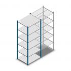 Legbordstelling Medium Duty 2000x850x700mm (hxbxd) 6 niveaus blauw beginsectie