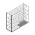 Legbordstelling Medium Duty 2000x1150x700mm (hxbxd) 5 niveaus antraciet beginsectie