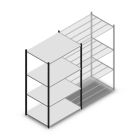 Legbordstelling Medium Duty 2000x1150x800mm (hxbxd) 4 niveaus antraciet beginsectie
