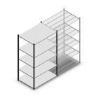 Legbordstelling Medium Duty 2000x1150x800mm (hxbxd) 5 niveaus antraciet beginsectie
