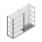 Legbordstelling Medium Duty 2000x1300x700mm (hxbxd) 5 niveaus antraciet beginsectie