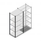 Legbordstelling Medium Duty 2000x850x600mm (hxbxd) 5 niveaus antraciet beginsectie