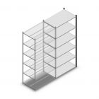 Legbordstelling Medium Duty 2000x1000x600mm (hxbxd) 6 niveaus antraciet aanbouwsectie