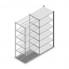 Legbordstelling Medium Duty 2000x1000x700mm (hxbxd) 6 niveaus antraciet aanbouwsectie