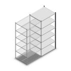 Legbordstelling Medium Duty 2200x1000x800mm (hxbxd) 6 niveaus antraciet aanbouwsectie