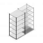 Legbordstelling Medium Duty 2000x1000x800mm (hxbxd) 6 niveaus antraciet beginsectie