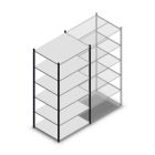 Legbordstelling Medium Duty 2000x1000x800mm (hxbxd) 6 niveaus antraciet beginsectie