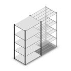 Legbordstelling Medium Duty 2200x1150x800mm (hxbxd) 5 niveaus antraciet beginsectie