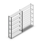 Legbordstelling Medium Duty 2200x1300x300mm (hxbxd) 6 niveaus antraciet beginsectie
