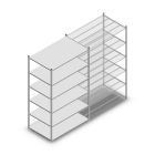 Legbordstelling Medium Duty 2200x1300x800mm (hxbxd) 6 niveaus verzinkt beginsectie