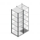 Legbordstelling Medium Duty 2000x550x700mm (hxbxd) 6 niveaus antraciet beginsectie