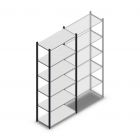 Legbordstelling Medium Duty 2200x850x400mm (hxbxd) 6 niveaus antraciet beginsectie