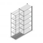 Legbordstelling Medium Duty 2200x850x500mm (hxbxd) 6 niveaus antraciet aanbouwsectie