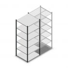 Legbordstelling Medium Duty 2200x850x800mm (hxbxd) 6 niveaus antraciet beginsectie