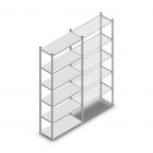 Legbordstelling Medium Duty 3000x1000x400mm (hxbxd) 6 niveaus verzinkt beginsectie