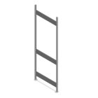 Legbordstelling Heavy Duty frame 2500x800 mm verzinkt