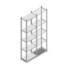 Legbordstelling Medium Duty 2000x550x300 mm (hxbxd) 5 niveaus verzinkt beginsectie 